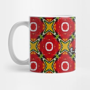 Beautiful red perfume bottle pattern. Mug